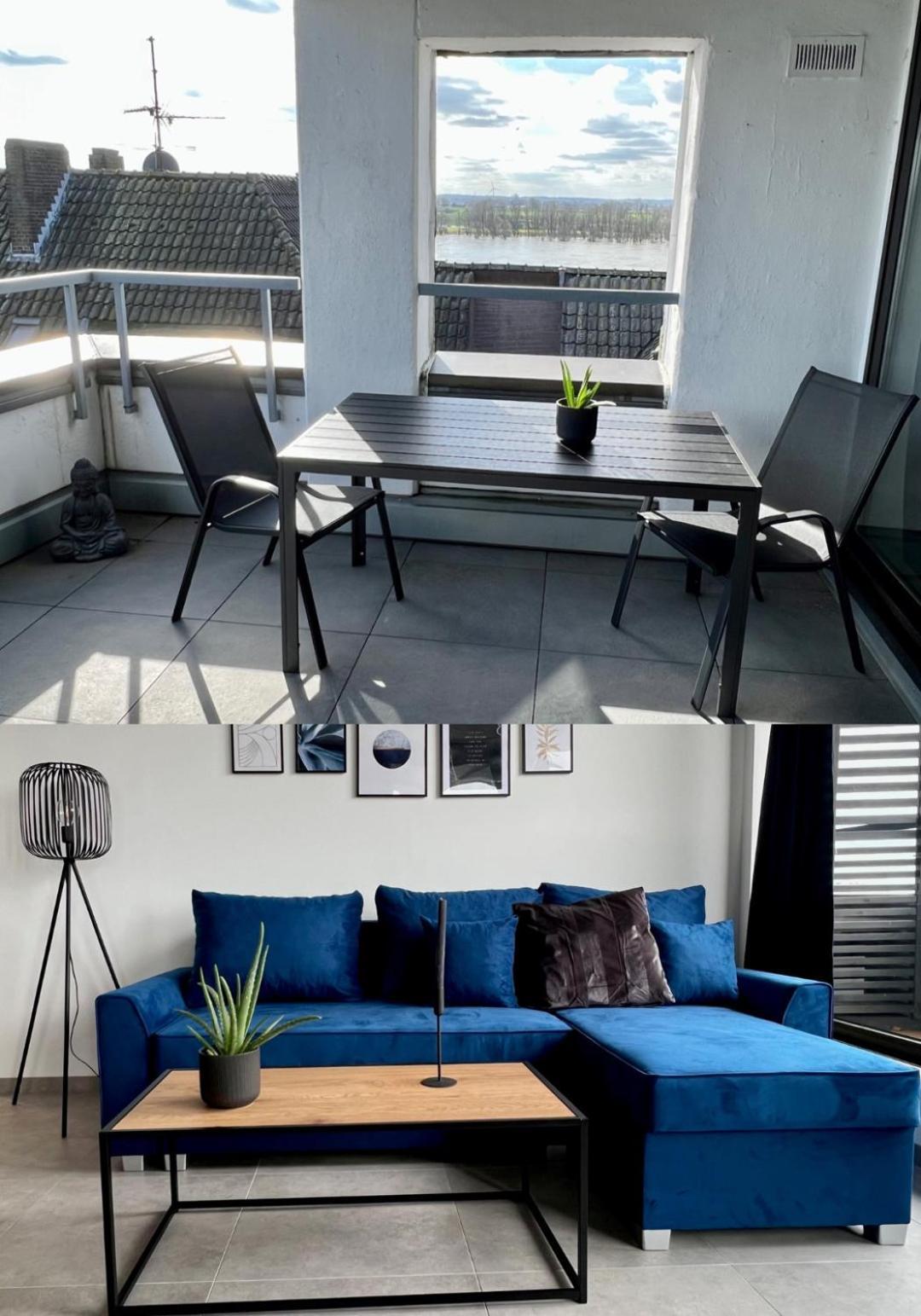 Piso Superior - Exklusives Apartment An Der Promenade Mit Rheinsicht & Loggia Emmerich Buitenkant foto